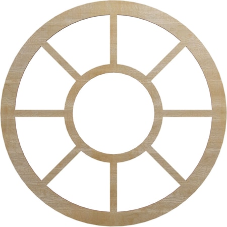 Ekena Millwork Grace Wood Fretwork Pierced Ceiling Medallion, Hickory, 22"OD x 8"ID x 1/4"T CMWP22X0250GRHI